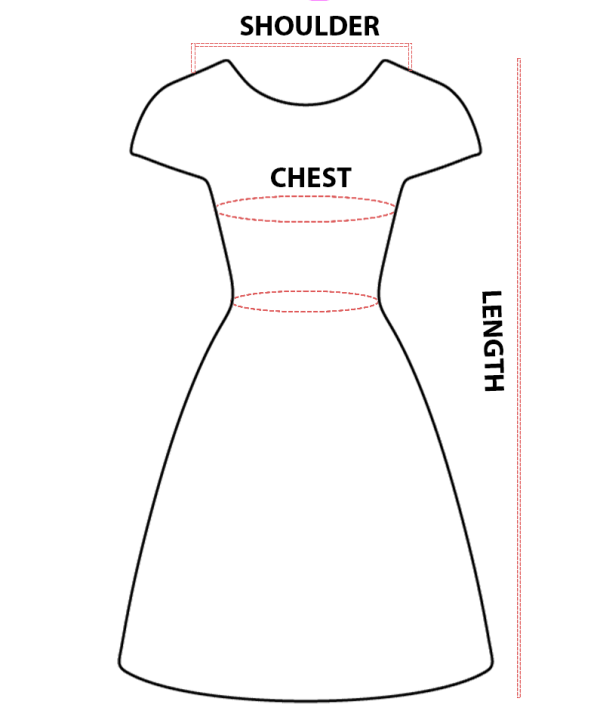 SIZE CHART FOR KIDS FROCKS
